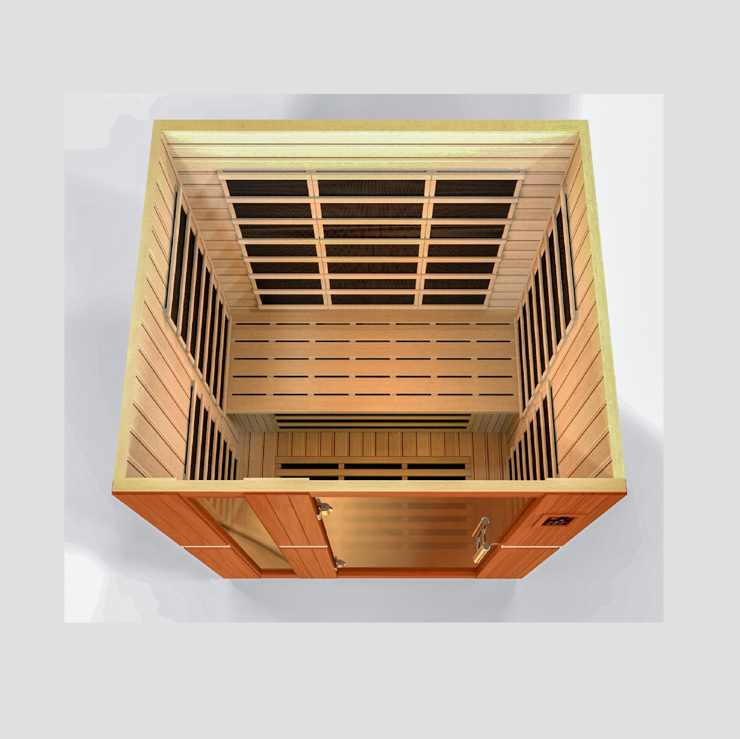 Dynamic Lugano 3-Person Low EMF FAR Infrared Sauna