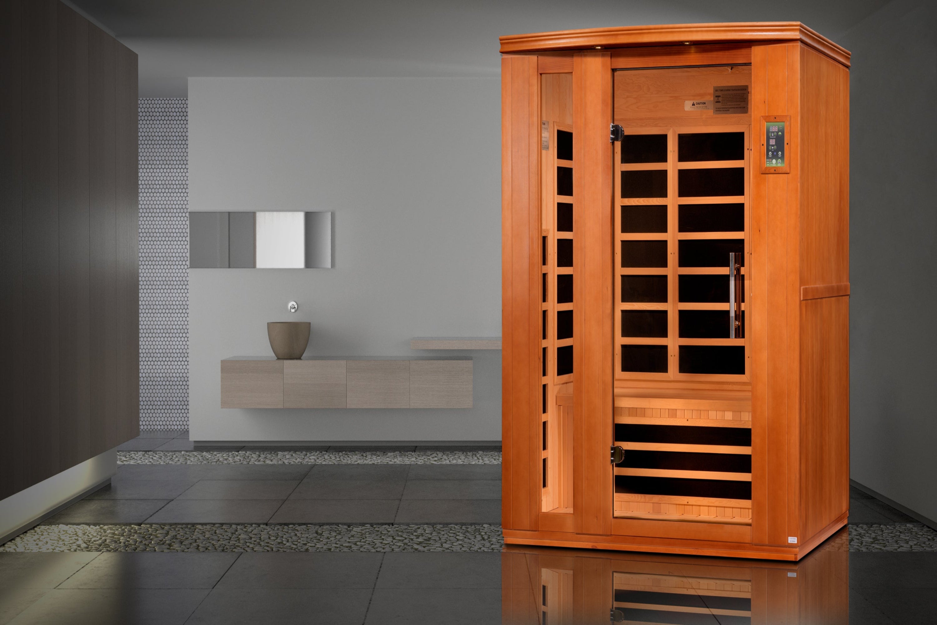 Dynamic Lugano 3-Person Low EMF FAR Infrared Sauna