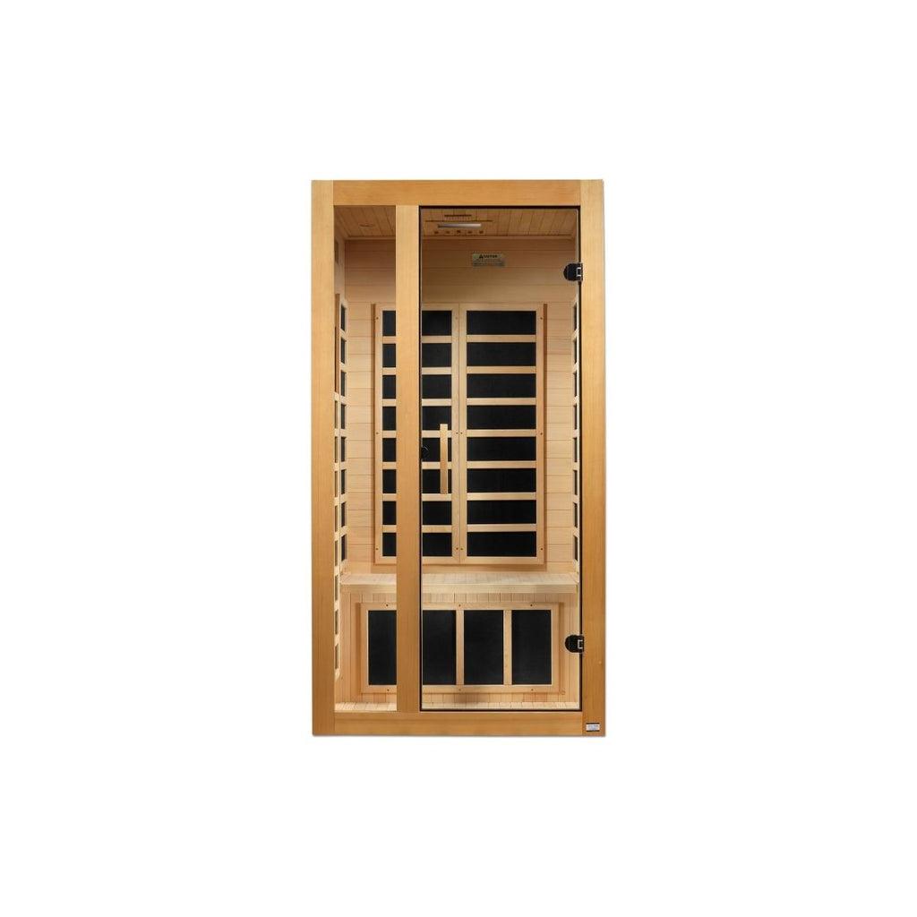 Dynamic Gracia 1-2-person Low EMF (Between 5-10MG) FAR Infrared Sauna (Canadian Hemlock)