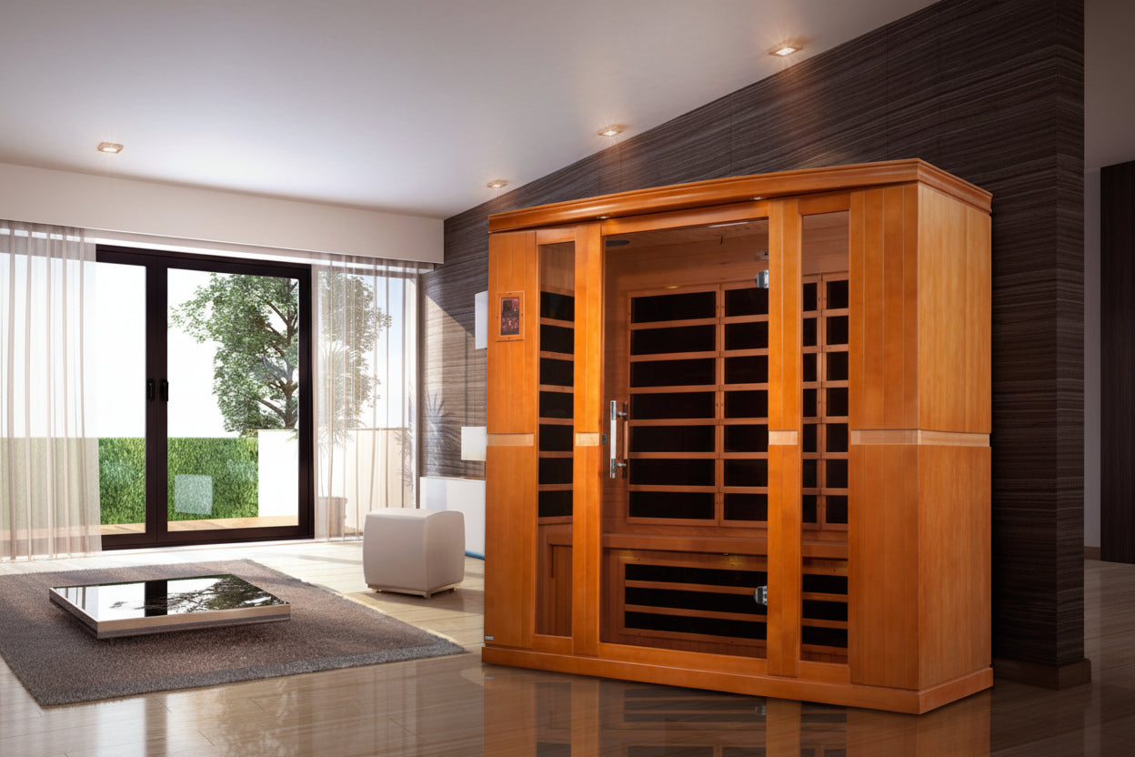 Dynamic Bergamo 4-Person Low EMF FAR Infrared Sauna