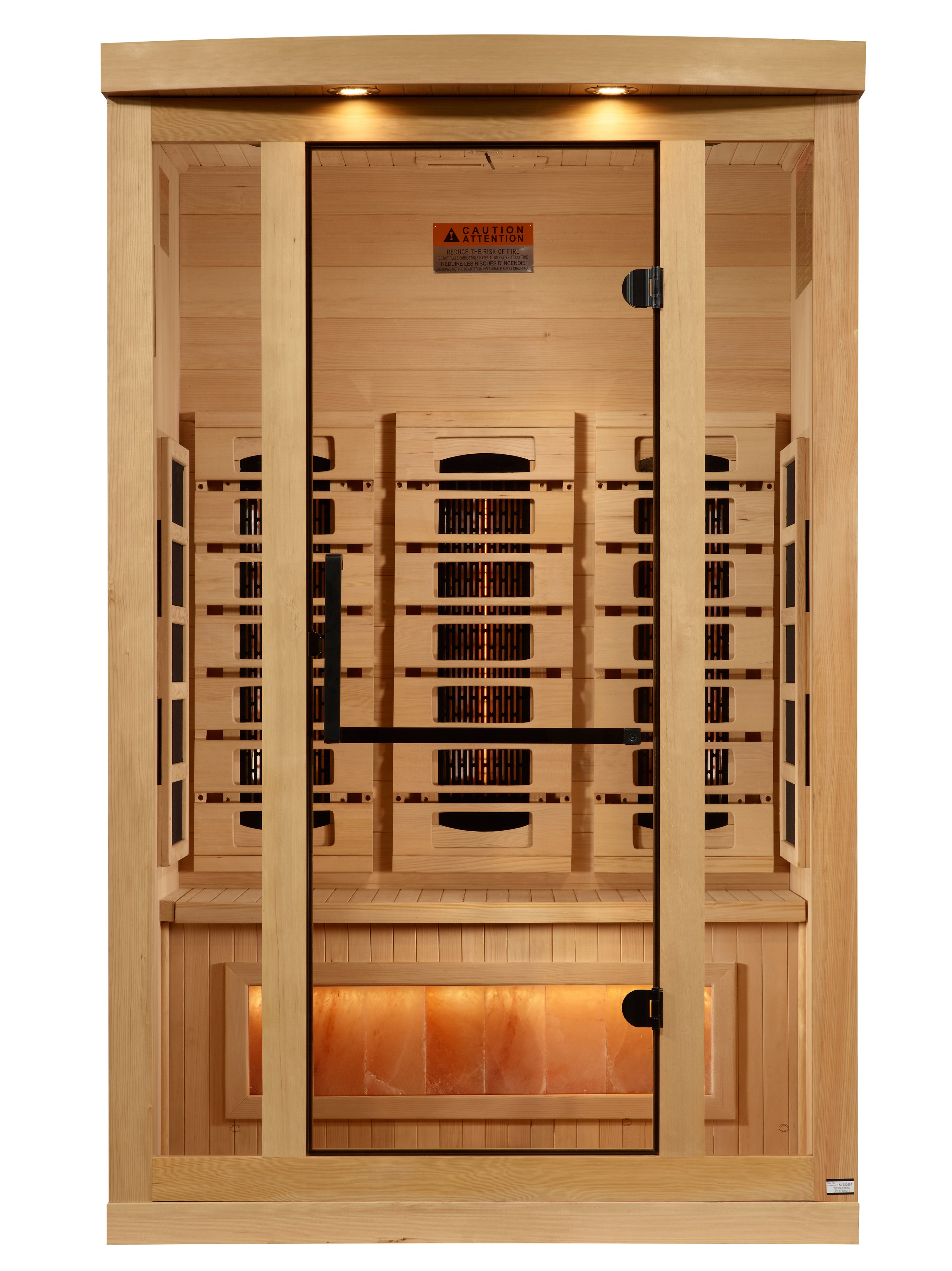 Golden Designs 2-Person Full Spectrum PureTech™ Near Zero EMF Infrared Sauna