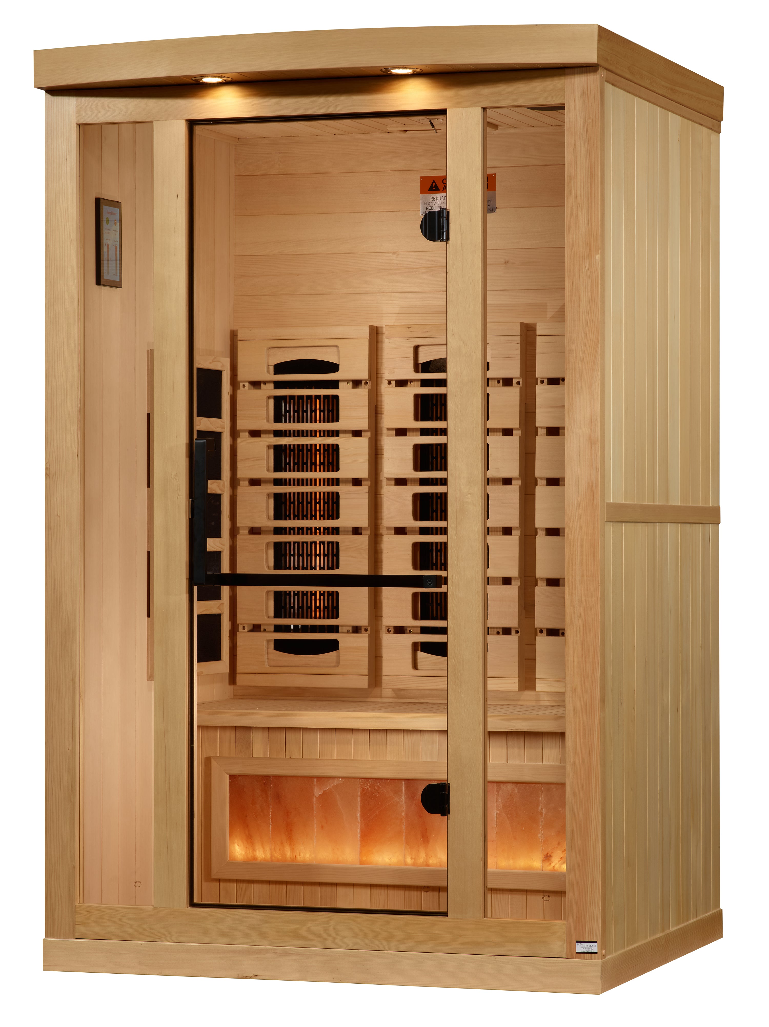 Golden Designs 2-Person Full Spectrum PureTech™ Near Zero EMF Infrared Sauna