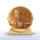 ALEKO - Anémona White Finland Pine Barrel Sauna - 3-4 Person